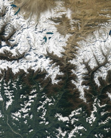 From liftoff in California to first light over the Himalayas. 🚀🏔️ On Sept. 27, 2021, Landsat 9 launched from Vandenbe…